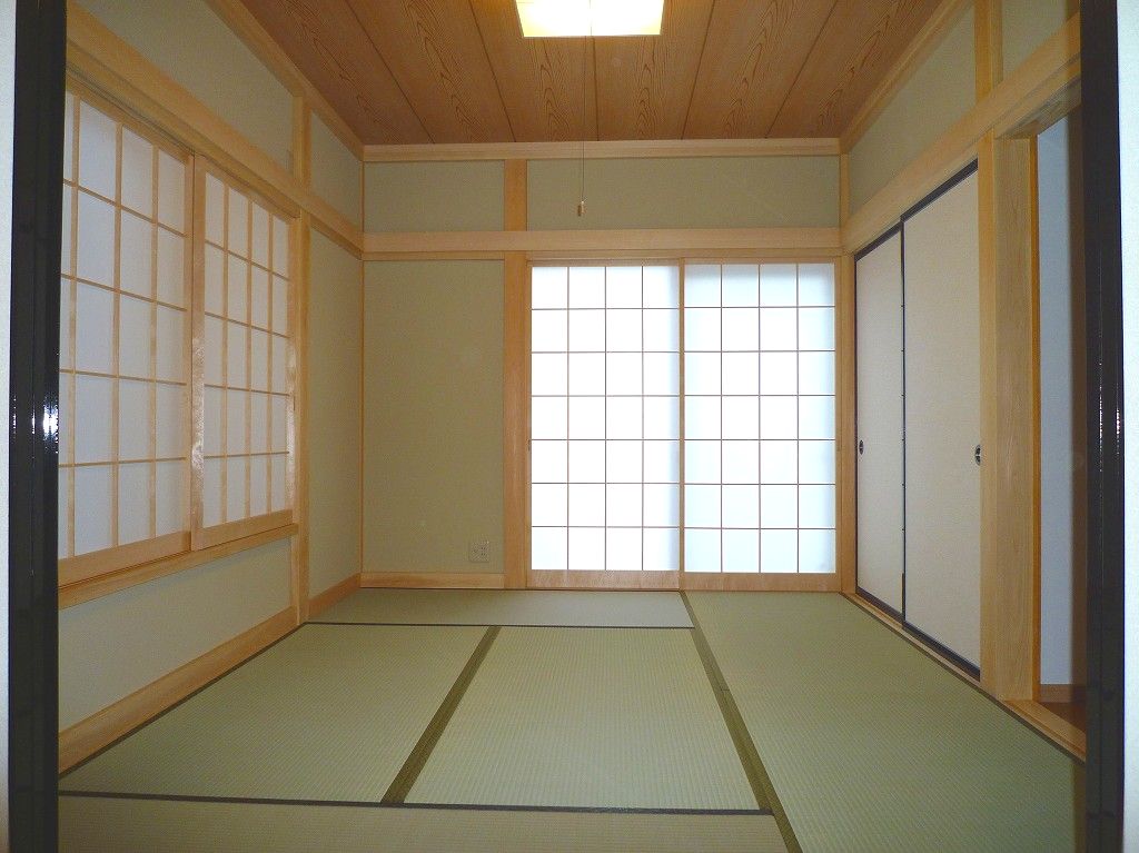 奥に長い土地を考慮した家　静岡市駿河区T様邸【やねきハウスの新築注文住宅】：和室