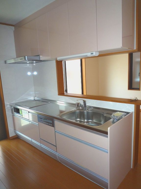 奥に長い土地を考慮した家　静岡市駿河区T様邸【やねきハウスの新築注文住宅】：キッチン