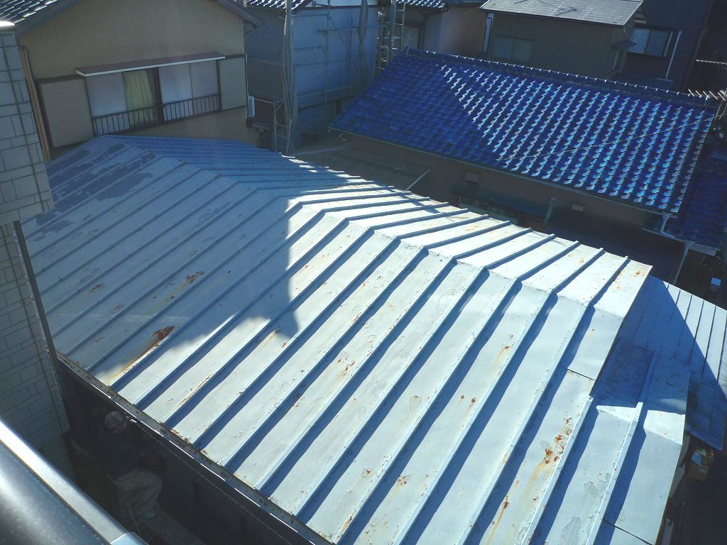 平屋屋根外壁リフォーム【やねきハウスのリフォーム】：屋根