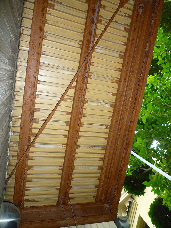 屋根・外壁塗替え玄関サッシリフォーム【やねきハウスのリフォーム】：ベランダ