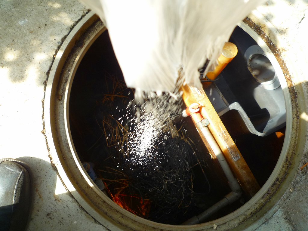 浄化槽から下水へ切替（お祓い込み）【やねきハウスのリフォーム】：浄化槽
