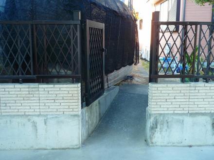 地震対策ブロック塀【やねきハウスのリフォーム】（リフォーム後）