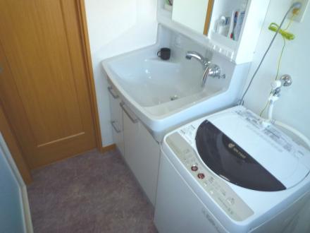 洗面化粧台　クリナップ　ファンシオ【やねきハウスのリフォーム】（リフォーム後）