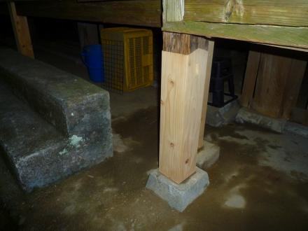 お寺の濡れ縁 改修工事【やねきハウスのリフォーム】（リフォーム後）