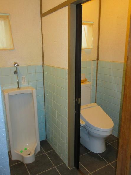 旧蕎麦屋から、イタリアンレストランへ改修(トイレ２)【やねきハウスのリフォーム】（リフォーム後）