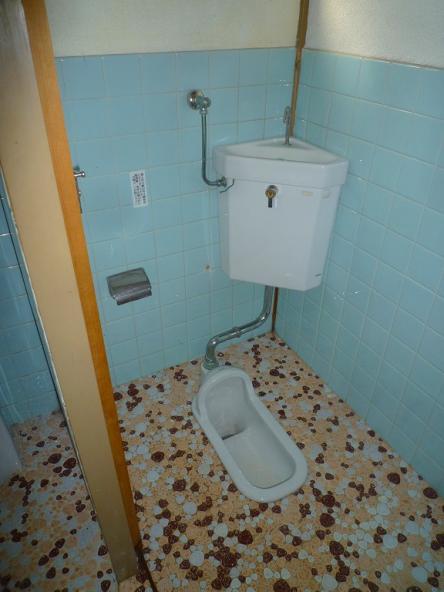 旧蕎麦屋から、イタリアンレストランへ改修(トイレ２)【やねきハウスのリフォーム】（リフォーム前）