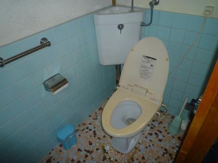 旧蕎麦屋から、イタリアンレストランへ改修(トイレ３)【やねきハウスのリフォーム】（リフォーム前）