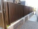 風除け･目隠しフェンス新設工事（リフォーム後）