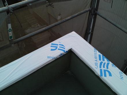 ベランダ笠木腐食の改修＋防水シート貼り【やねきハウスのリフォーム】（リフォーム後）