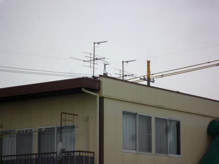 アンテナ交換工事　マスプロアンテナ【やねきハウスのリフォーム】（リフォーム後）