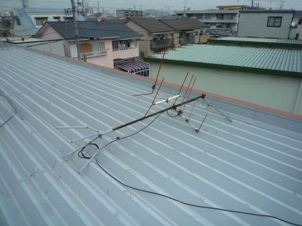アンテナ交換工事　マスプロアンテナ【やねきハウスのリフォーム】（リフォーム前）