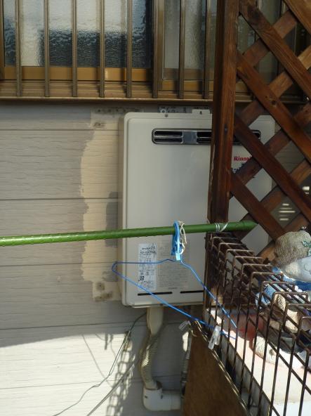 ガス給湯器からエコキュートへ【やねきハウスのリフォーム】（リフォーム前）