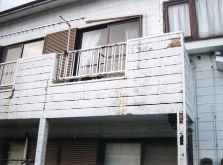 外壁サイディング張り替え工事【やねきハウスのリフォーム】（リフォーム前）