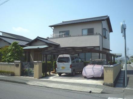 外壁塗装　弾性タイル塗装【やねきハウスのリフォーム】（リフォーム後）