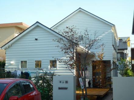 外壁塗装　シリコン塗装【やねきハウスのリフォーム】（リフォーム後）