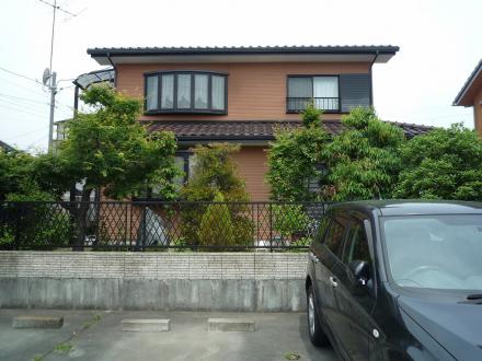 外壁塗装　多彩模様吹付（ｲﾍﾞﾘｱﾝＴＬ）【やねきハウスのリフォーム】（リフォーム後）