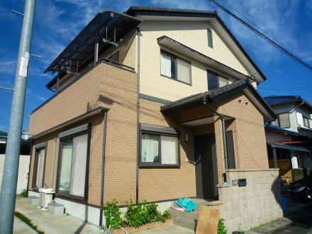 外壁クリア塗装リフォーム【やねきハウスのリフォーム】（リフォーム前）