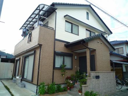 外壁クリア塗装リフォーム【やねきハウスのリフォーム】（リフォーム後）