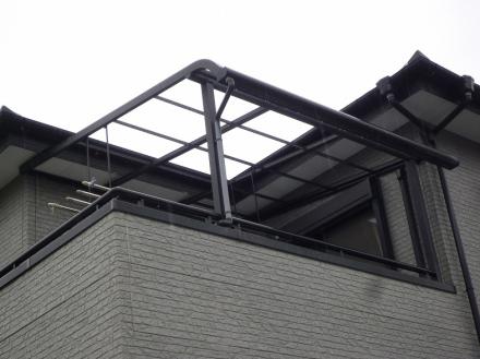 テラス屋根　張替え【やねきハウスのリフォーム】（リフォーム前）