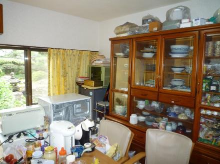 キッチン収納　クリナップクリンレディ【やねきハウスのリフォーム】（リフォーム前）