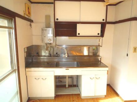 賃貸物件　クリナップ　クリンプレティ【やねきハウスのリフォーム】（リフォーム前）