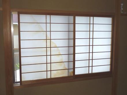 障子の張替え【やねきハウスのリフォーム】（リフォーム前）