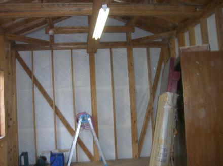 無垢板の壁【やねきハウスのリフォーム】（リフォーム前）