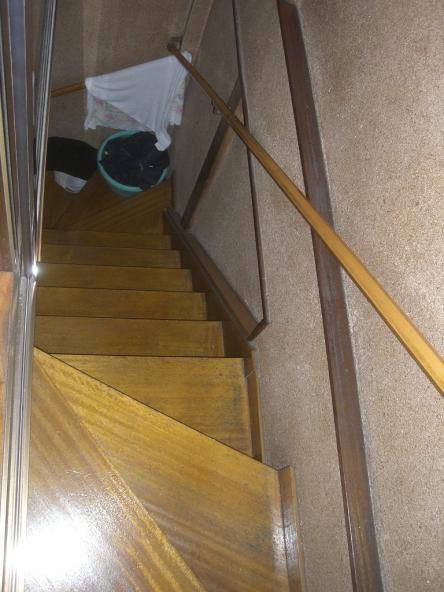 繊維壁から壁紙ｸﾛｽへの張替え【やねきハウスのリフォーム】（リフォーム前）