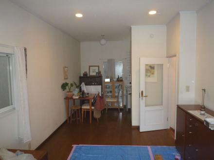 1部屋をを間仕切りで２部屋に【やねきハウスのリフォーム】（リフォーム前）