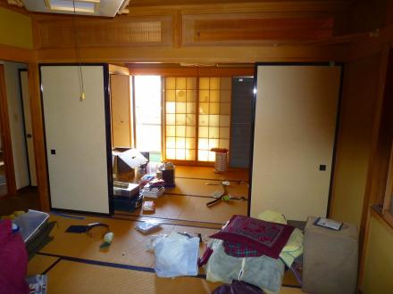 畳表替え【やねきハウスのリフォーム】（リフォーム前）
