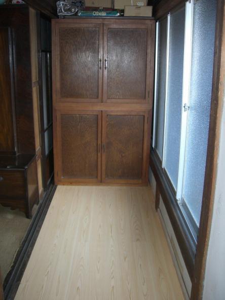 床の張替え　桧縁甲板貼り【やねきハウスのリフォーム】（リフォーム後）