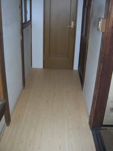 床の張替え　桧縁甲板貼り【やねきハウスのリフォーム】（リフォーム後）