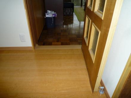 クッションフロアからフローリングへ【やねきハウスのリフォーム】（リフォーム後）