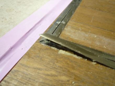 床下収納枠補修【やねきハウスのリフォーム】（リフォーム前）