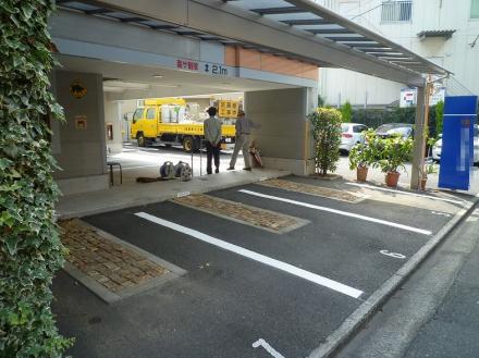 駐車場ラインひき【やねきハウスのリフォーム】（リフォーム後）