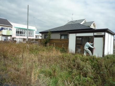 整地【やねきハウスのリフォーム】（リフォーム前）