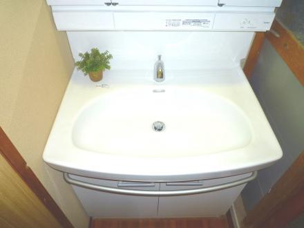 洗面シンプルリフォーム【やねきハウスのリフォーム】（リフォーム後）