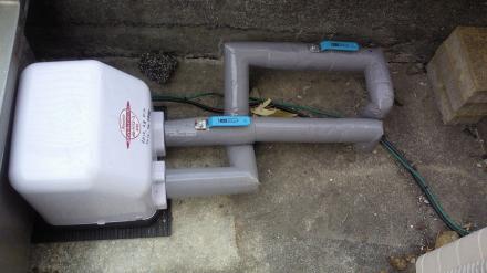 井戸ポンプの交換【やねきハウスのリフォーム】（リフォーム後）