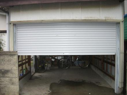 シャッターの交換　文化シャッター　新セーヌ【やねきハウスのリフォーム】（リフォーム後）