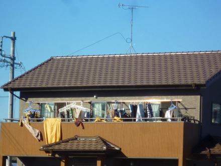 働く屋根　太陽光発電乗せましたダイキン（京セラ製）3.96ｋｗ【やねきハウスのリフォーム】（リフォーム前）