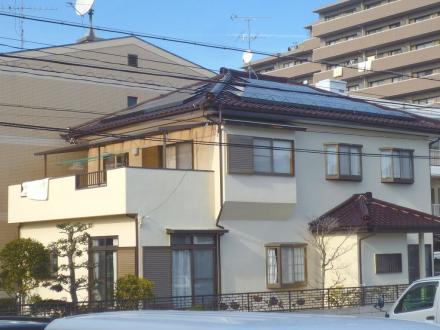 太陽光発電システム設置三菱　ソーラーパネル4.14kw【やねきハウスのリフォーム】（リフォーム後）