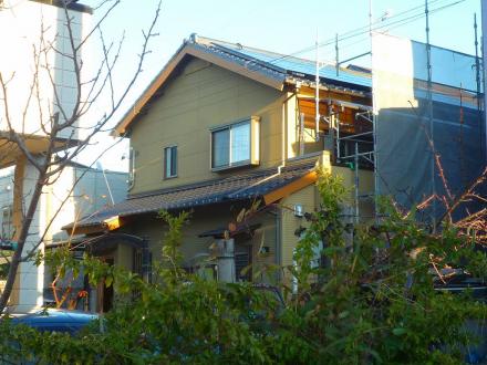 太陽光発電システム設置　三菱4.14kw【やねきハウスのリフォーム】（リフォーム後）