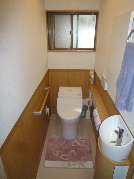 TOTO　ウォシュレット一体型便器　ＧＧ【やねきハウスのリフォーム】（リフォーム後）