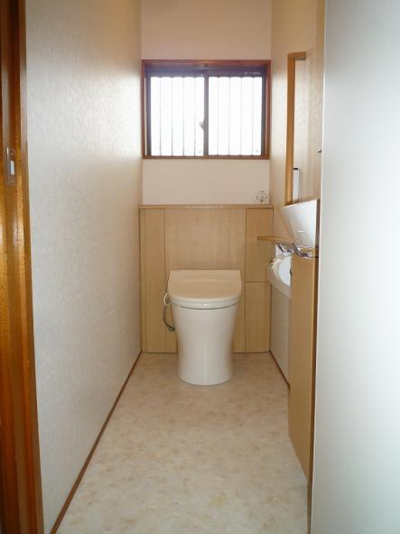 トイレ全面改修　TOTO 　レストパル使用【やねきハウスのリフォーム】（リフォーム後）