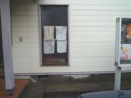 町内会掲示板設置工事【やねきハウスのリフォーム】（リフォーム前）