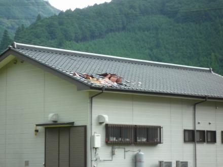 屋根瓦補修【やねきハウスのリフォーム】（リフォーム前）