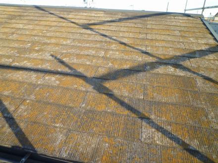 カラーベスト屋根塗替え【やねきハウスのリフォーム】（リフォーム前）