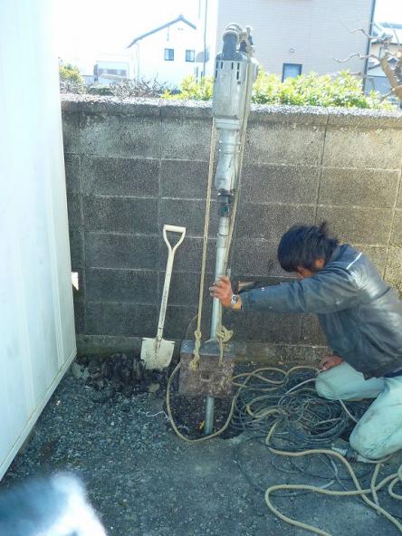 井戸水掘削工事【やねきハウスのリフォーム】（リフォーム前）