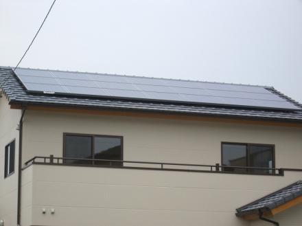 太陽光発電システム取付工事【やねきハウスのリフォーム】（リフォーム後）
